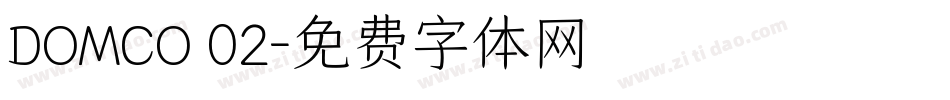 DOMCO 02字体转换